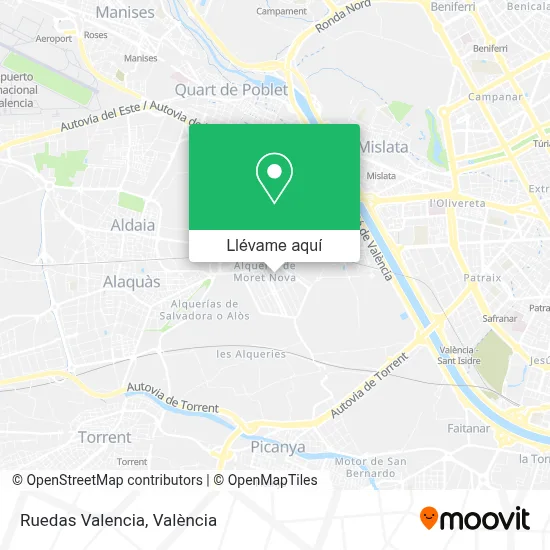 Mapa Ruedas Valencia
