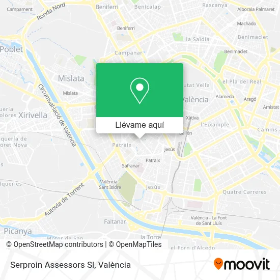 Mapa Serproin Assessors Sl
