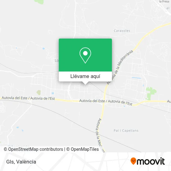 Mapa Gls