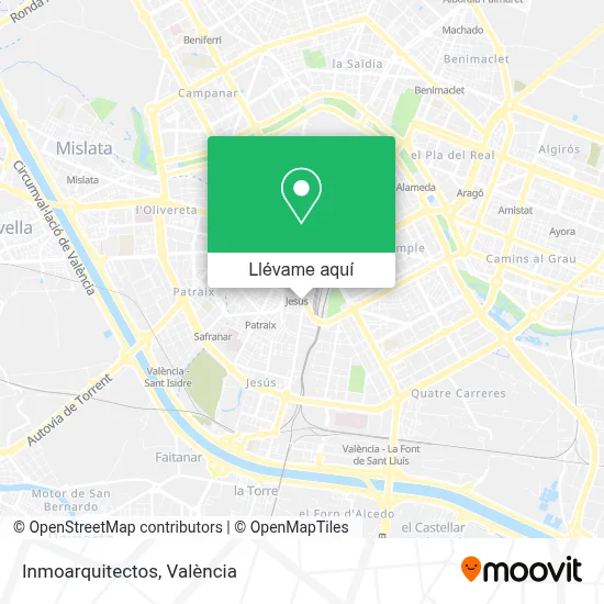 Mapa Inmoarquitectos