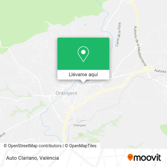 Mapa Auto Clariano