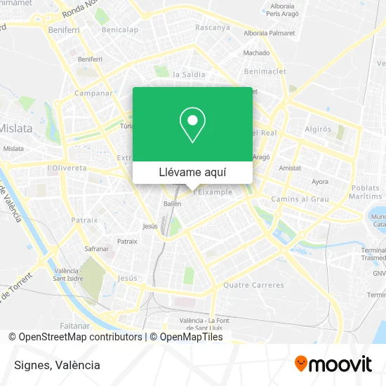 Mapa Signes