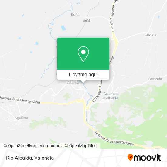 Mapa Rio Albaida