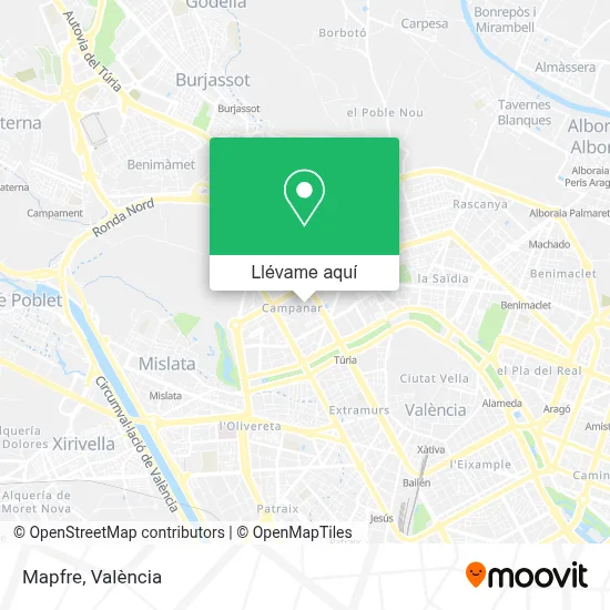 Mapa Mapfre