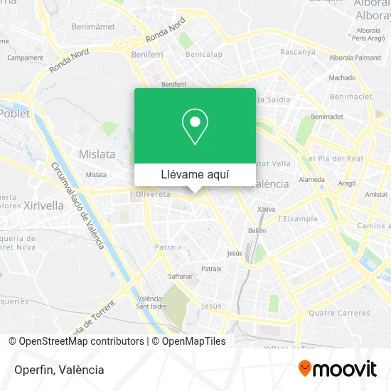 Mapa Operfin