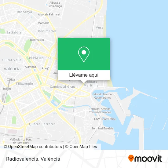 Mapa Radiovalencia