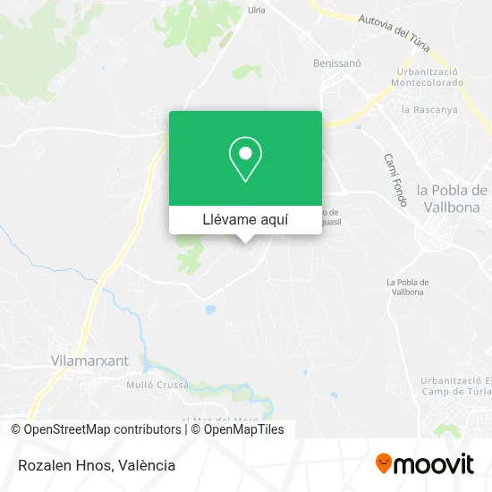 Mapa Rozalen Hnos