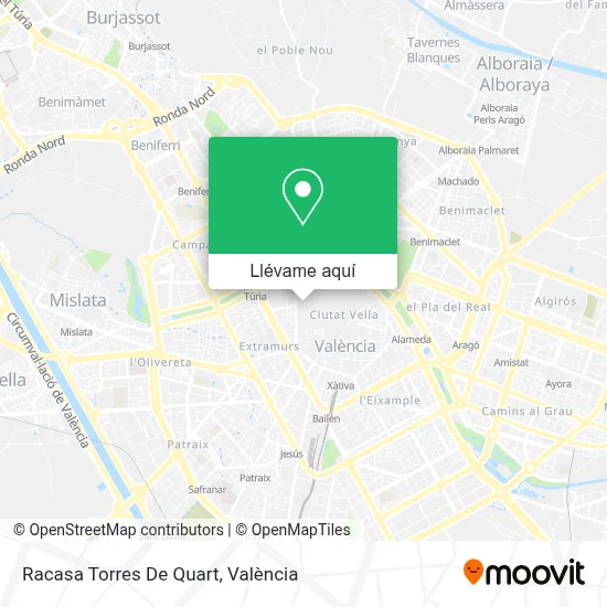 Mapa Racasa Torres De Quart