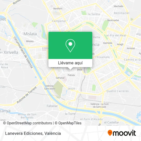 Mapa Lanevera Ediciones