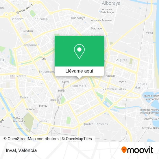 Mapa Inval