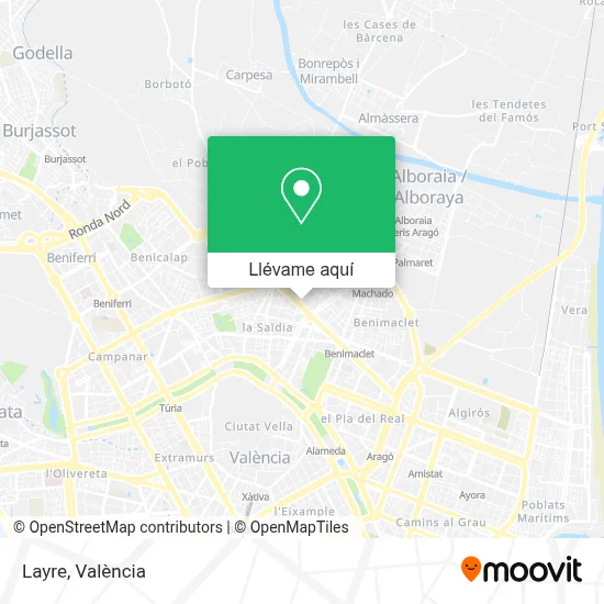 Mapa Layre