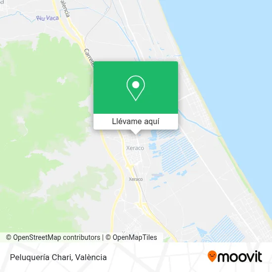 Mapa Peluquería Chari