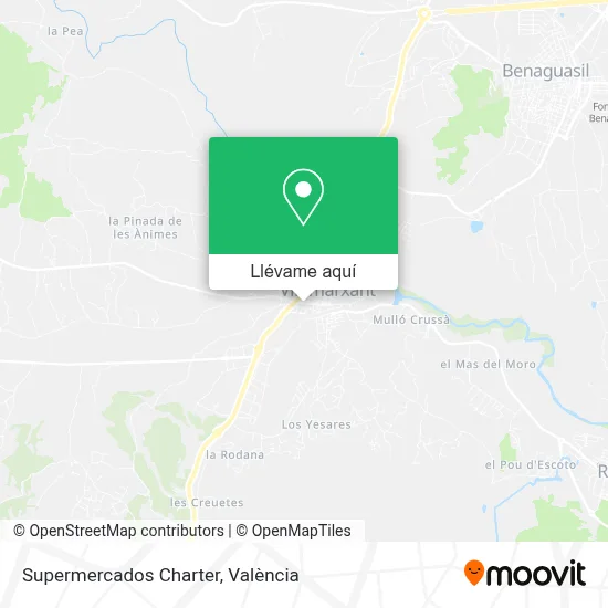 Mapa Supermercados Charter
