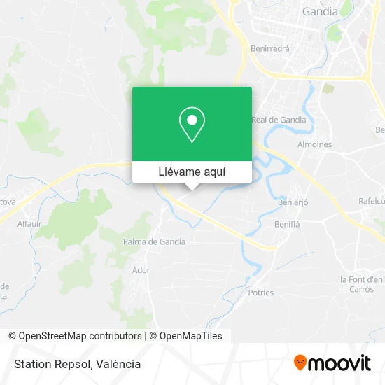 Mapa Station Repsol