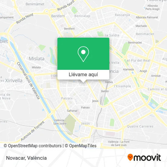 Mapa Novacar