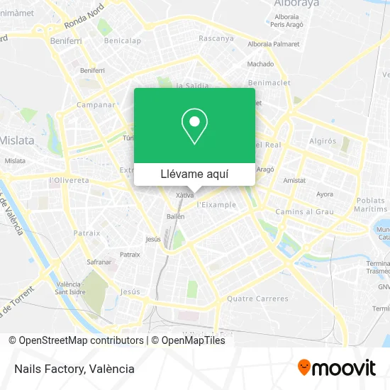 Mapa Nails Factory