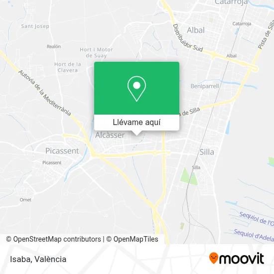 Mapa Isaba