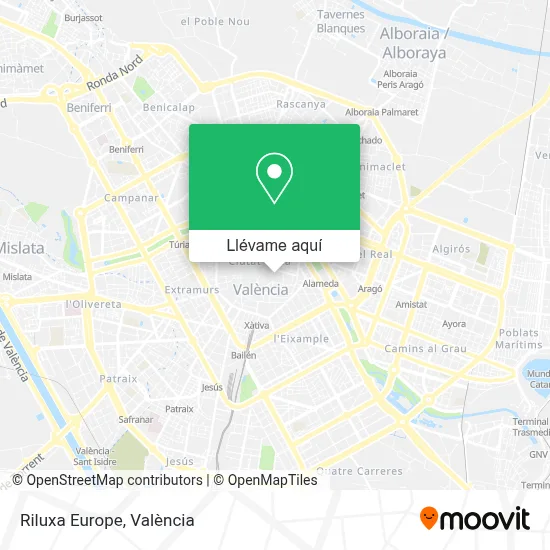 Mapa Riluxa Europe