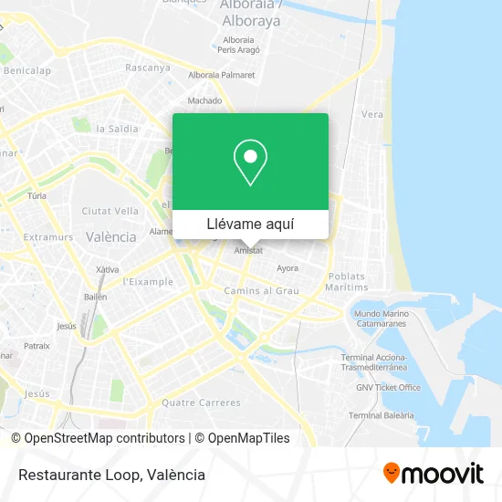 Mapa Restaurante Loop