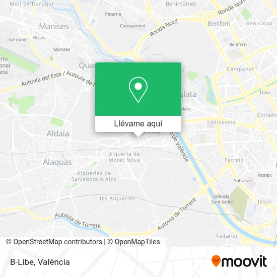 Mapa B-Libe