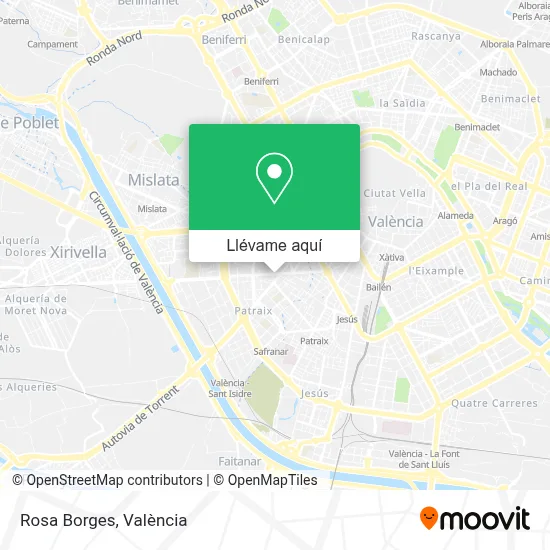 Mapa Rosa Borges