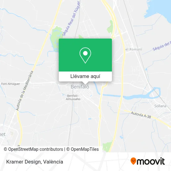 Mapa Kramer Design