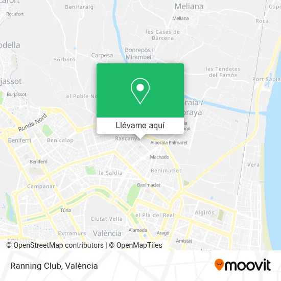 Mapa Ranning Club