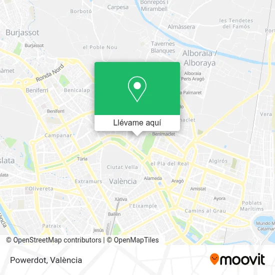 Mapa Powerdot