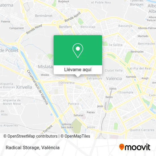 Mapa Radical Storage