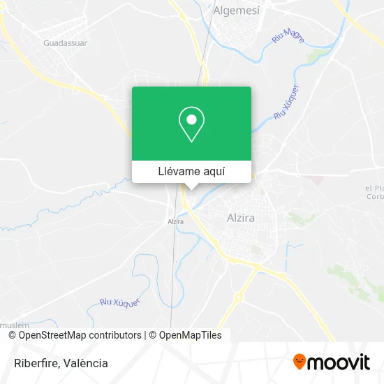 Mapa Riberfire