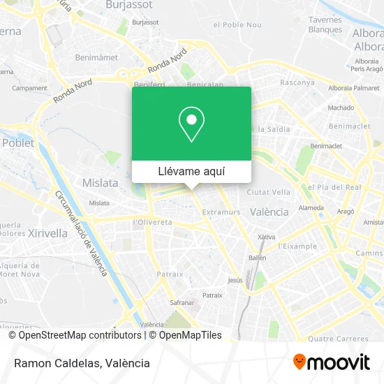 Mapa Ramon Caldelas
