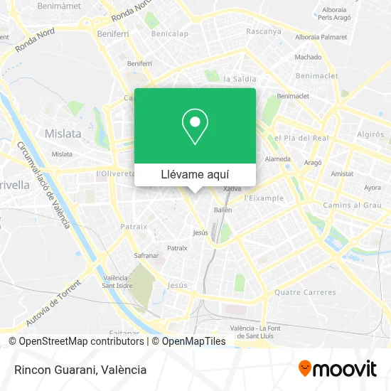 Mapa Rincon Guarani