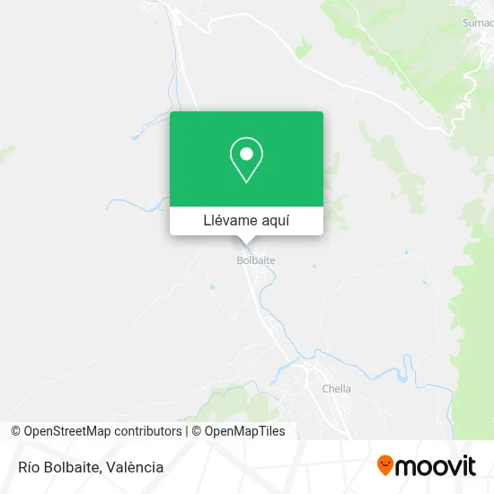 Mapa Río Bolbaite