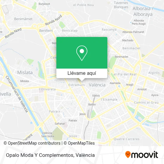 Mapa Opalo Moda Y Complementos