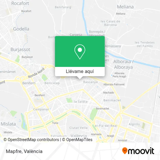 Mapa Mapfre