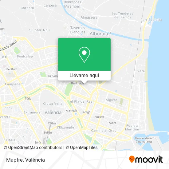 Mapa Mapfre