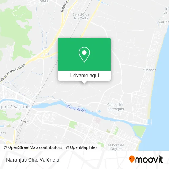 Mapa Naranjas Ché