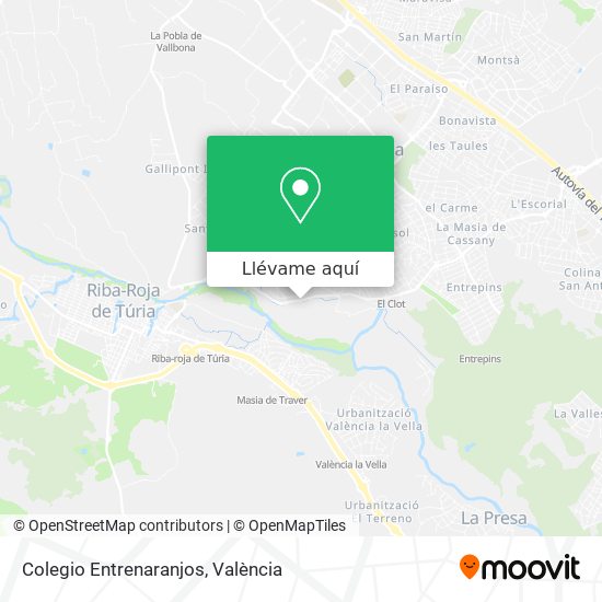 Mapa Colegio Entrenaranjos