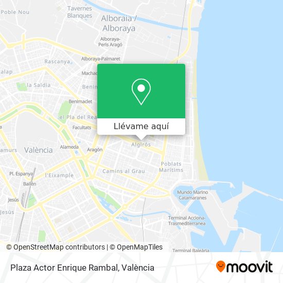 Mapa Plaza Actor Enrique Rambal