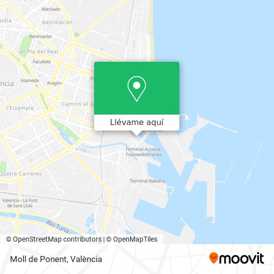 Mapa Moll de Ponent