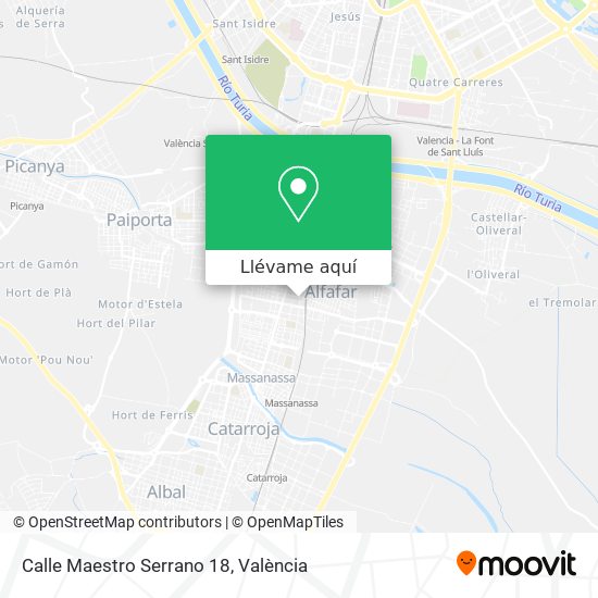 Mapa Calle Maestro Serrano 18