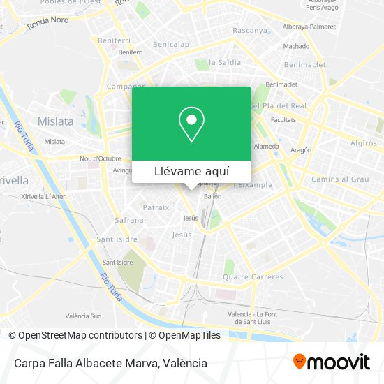 Mapa Carpa Falla Albacete Marva