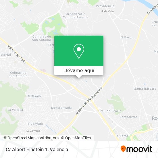 Mapa C/ Albert Einstein 1