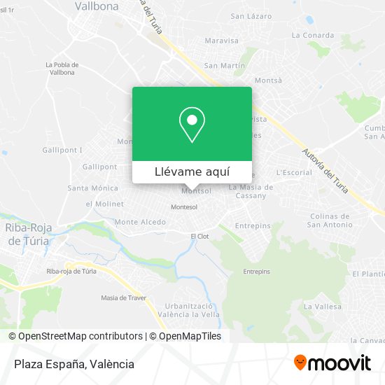 Mapa Plaza España