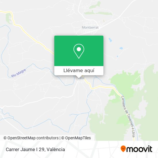 Mapa Carrer Jaume I 29