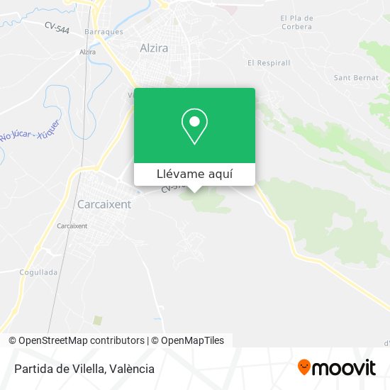 Mapa Partida de Vilella
