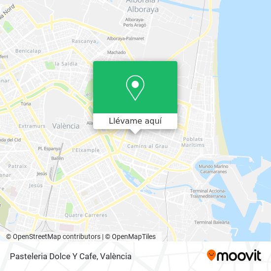 Mapa Pasteleria Dolce Y Cafe