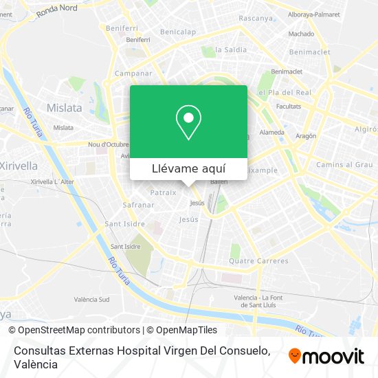 Mapa Consultas Externas Hospital Virgen Del Consuelo