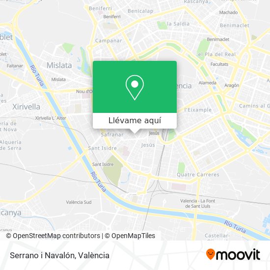 Mapa Serrano i Navalón