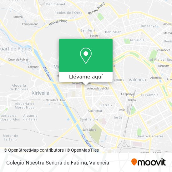Mapa Colegio Nuestra Señora de Fatima